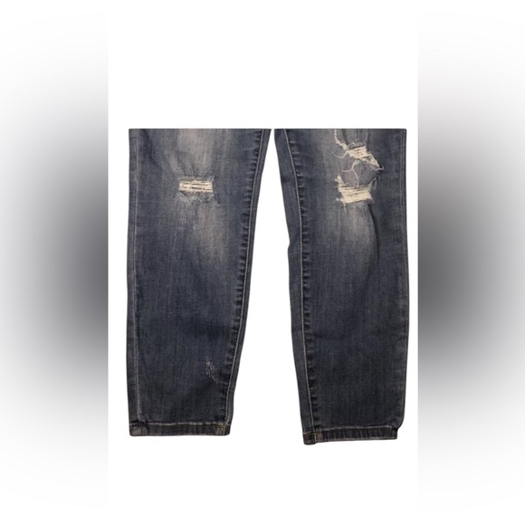 Judy Blue Denim relaxed fit distressed size 32 blue‎ jeans excellent condition - Picture 4 of 7